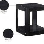 Reeves Solid Wood And Burl Veneer End / Side Table
