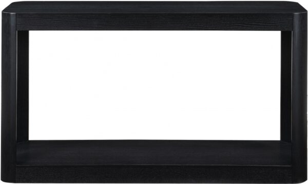 Reeves Solid Wood And Burl Veneer Console Table