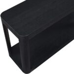 Reeves Solid Wood And Burl Veneer Console Table