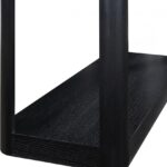 Reeves Solid Wood And Burl Veneer Console Table