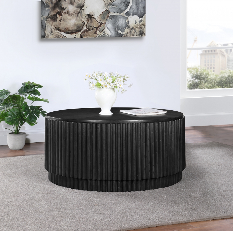 Ronin Solid Wood And Oak Veneer Coffee Table