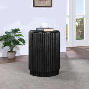 Ronin Solid Wood And Oak Veneer End Table