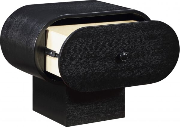 Harlow Solid Wood And Oak Veneer Nightstand
