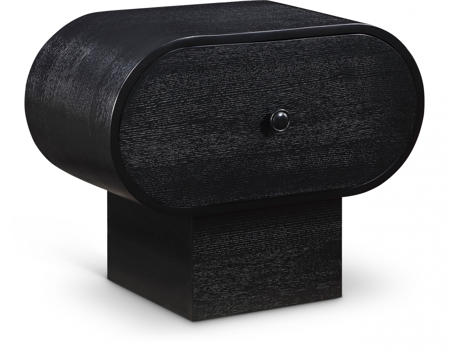 Harlow Solid Wood And Oak Veneer Nightstand