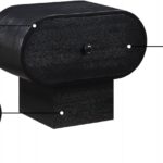 Harlow Solid Wood And Oak Veneer Nightstand