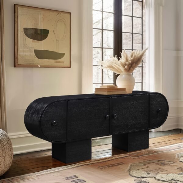 Harlow Solid Wood And Oak Veneer Sideboard / Buffet
