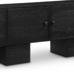 Harlow Solid Wood And Oak Veneer Sideboard / Buffet