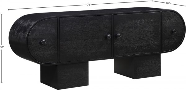 Harlow Solid Wood And Oak Veneer Sideboard / Buffet