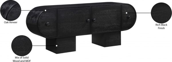 Harlow Solid Wood And Oak Veneer Sideboard / Buffet