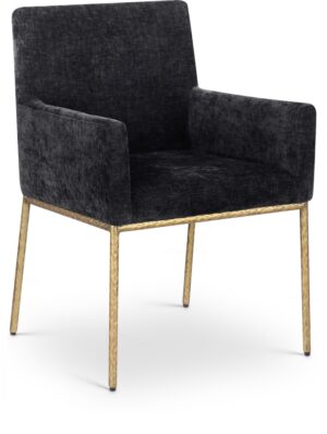 Reeves Chenille Fabric Upholstered Dining Chair