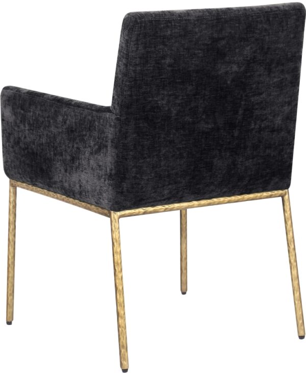Reeves Chenille Fabric Upholstered Dining Chair