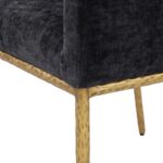 Reeves Chenille Fabric Upholstered Dining Chair