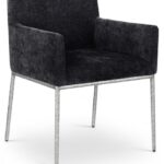 Reeves Chenille Fabric Upholstered Dining Chair