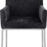 Reeves Chenille Fabric Upholstered Dining Chair