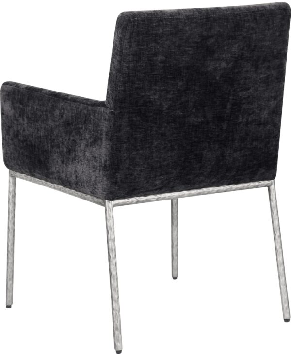Reeves Chenille Fabric Upholstered Dining Chair