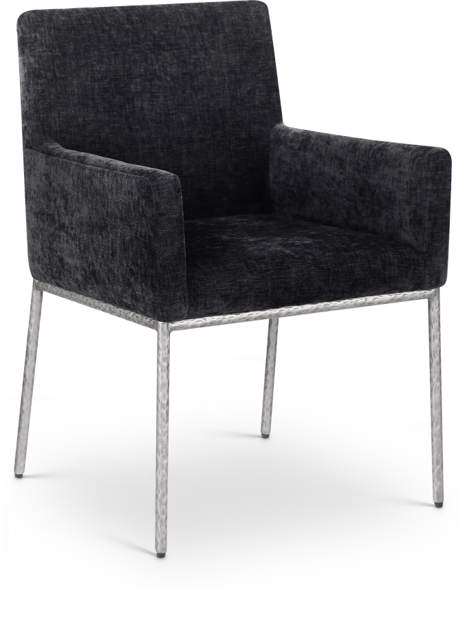 Reeves Chenille Fabric Upholstered Dining Chair