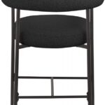Blake Boucle Fabric Upholstered Counter Stool
