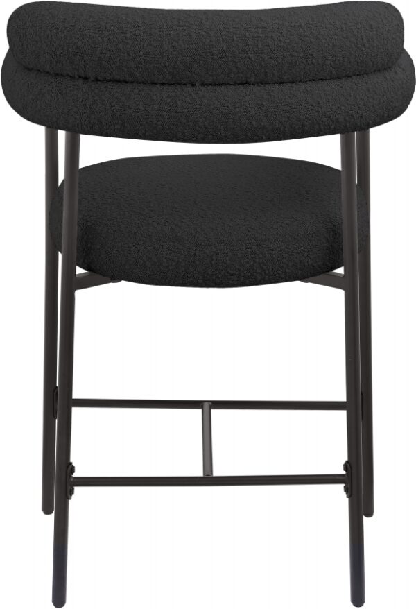Blake Boucle Fabric Upholstered Counter Stool