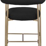 Blake Boucle Fabric Upholstered Counter Stool