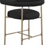 Blake Boucle Fabric Upholstered Counter Stool