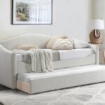 Arlo Boucle Fabric Upholstered Twin Daybed