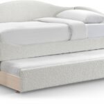 Arlo Boucle Fabric Upholstered Twin Daybed