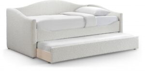 Arlo Boucle Fabric Upholstered Twin Daybed