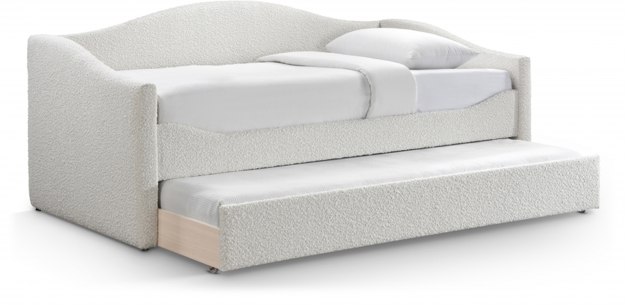 Arlo Boucle Fabric Upholstered Twin Daybed