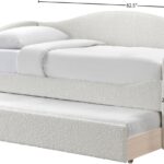 Arlo Boucle Fabric Upholstered Twin Daybed