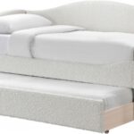 Arlo Boucle Fabric Upholstered Twin Daybed
