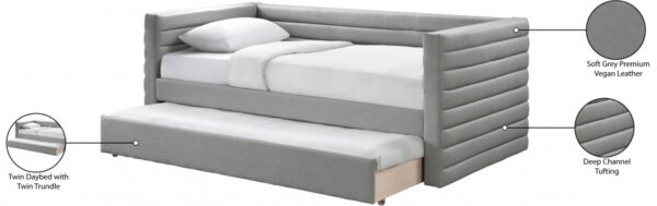 Beverly Vegan Leather Upholstered Twin Daybed