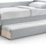 Colton Linen Textured Fabric Upholstered Twin Daybed