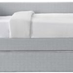 Colton Linen Textured Fabric Upholstered Twin Daybed