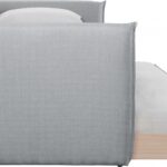 Colton Linen Textured Fabric Upholstered Twin Daybed