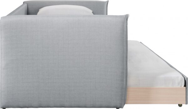 Colton Linen Textured Fabric Upholstered Twin Daybed