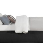 Adam Boucle Fabric Upholstered Bed