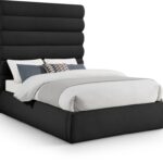 Adam Boucle Fabric Upholstered Bed