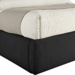 Adam Boucle Fabric Upholstered Bed