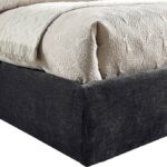 Adam Chenille Fabric Upholstered Bed