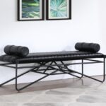 Gatsby Vegan Leather Upholstered Bench