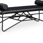 Gatsby Vegan Leather Upholstered Bench