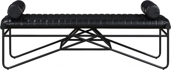 Gatsby Vegan Leather Upholstered Bench