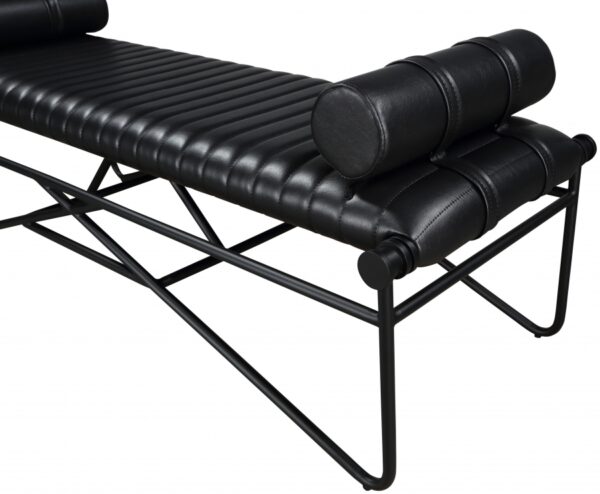 Gatsby Vegan Leather Upholstered Bench