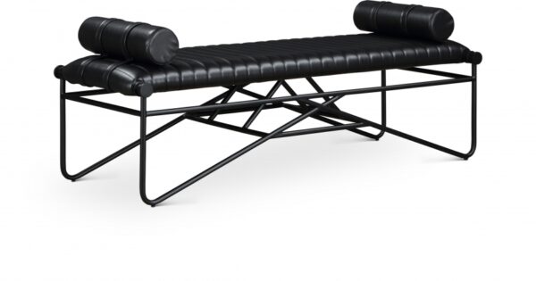 Gatsby Vegan Leather Upholstered Bench