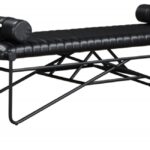 Gatsby Vegan Leather Upholstered Bench