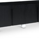 Cardiff Laquer And Oak Veneer Sideboard / Buffet