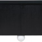 Cardiff Laquer And Oak Veneer Sideboard / Buffet