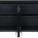 Cardiff Laquer And Oak Veneer Sideboard / Buffet
