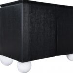Cardiff Laquer And Oak Veneer Sideboard / Buffet