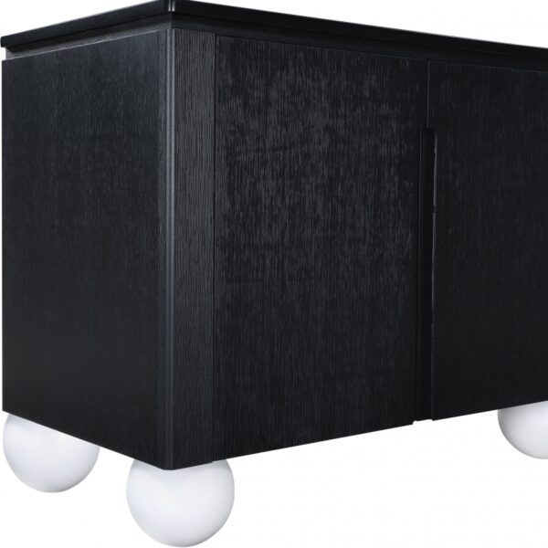 Cardiff Laquer And Oak Veneer Sideboard / Buffet